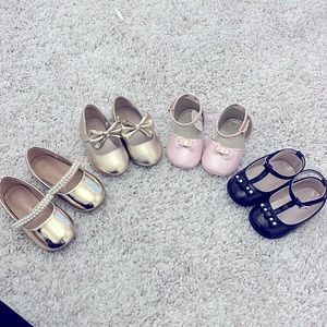 Baby Girl Shoe Bundle Sizes 3.5-4